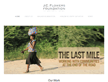Tablet Screenshot of jcflowersfoundation.org